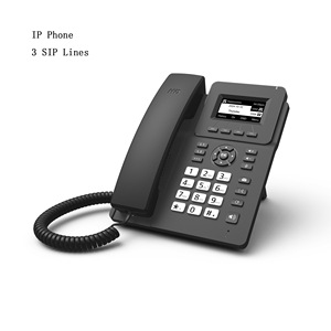 ODM OEMゲストルーム8ワイヤーアパートHDオーディオインターホン100エクステンション13 DDSキーVoip POE 3 SIPラインIP電話 - Product Image 1
