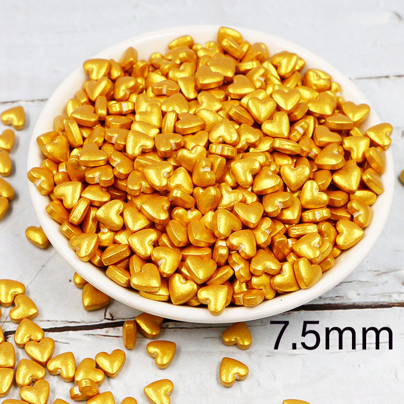 Gold Heart-7.5mm