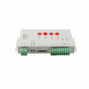 T-1000S светодиодный контроллер DC5 ~ 24V T-1000S RGB WS2801 WS2811 WS2812B LPD6803 светодиодные пиксели T1000S контроллер с подключенным накопителем - Product Image 2