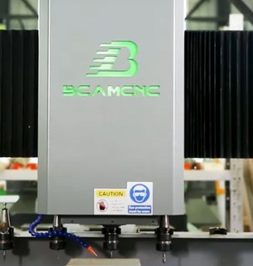 7.5千瓦ATC主轴4*8工作台移动设计3轴ATC数控刳刨机直线刀具更换器真空工作台Syntec控制系统 - Product Image 4