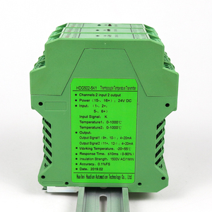 Aislador de señal de temperatura PT100 a 4-20mA, aislador de señal de termopar tipo K, aislador de temperatura de CC - Product Image 1