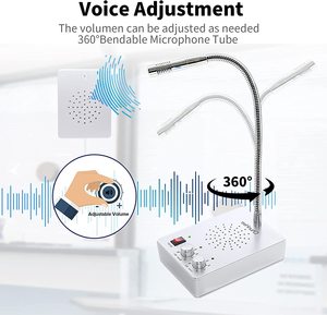 Sistemas de intercomunicación eléctricos Daytech Sistema de intercomunicación de Audio Barato Sistema de altavoces de micrófono inalámbrico para negocios - Product Image 3