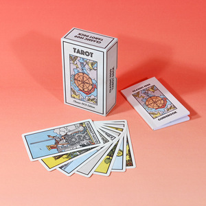 راكب عربي مميز مخصص لسطح التاروت الذهبي من أوراكل برقائق بلاستيكية 21 من أجل الحب والعلاقة والاستخدام العائلي - Product Image 1