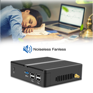 HLY Mini <strong>Desktop</strong> Pc <strong>Computer</strong> In-tel Ce-leron J1900 <strong>Quad</strong> <strong>Core</strong> <strong>Computer</strong> 8G Ram 120G SSD WIFI Fanless Home Theater PC - Product Image 3