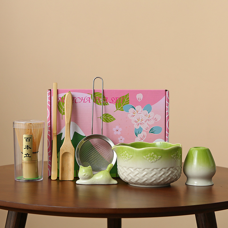 Ensemble de 7 pièces - vert dégradé