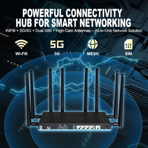 5g工業用ルーター高速802.11AX Openwrt 5G Cpe 4G/5G Lte AX3000 Wifi 6メッシュゲーミング5GルーターSIMカードスロット付き - Product Image 2