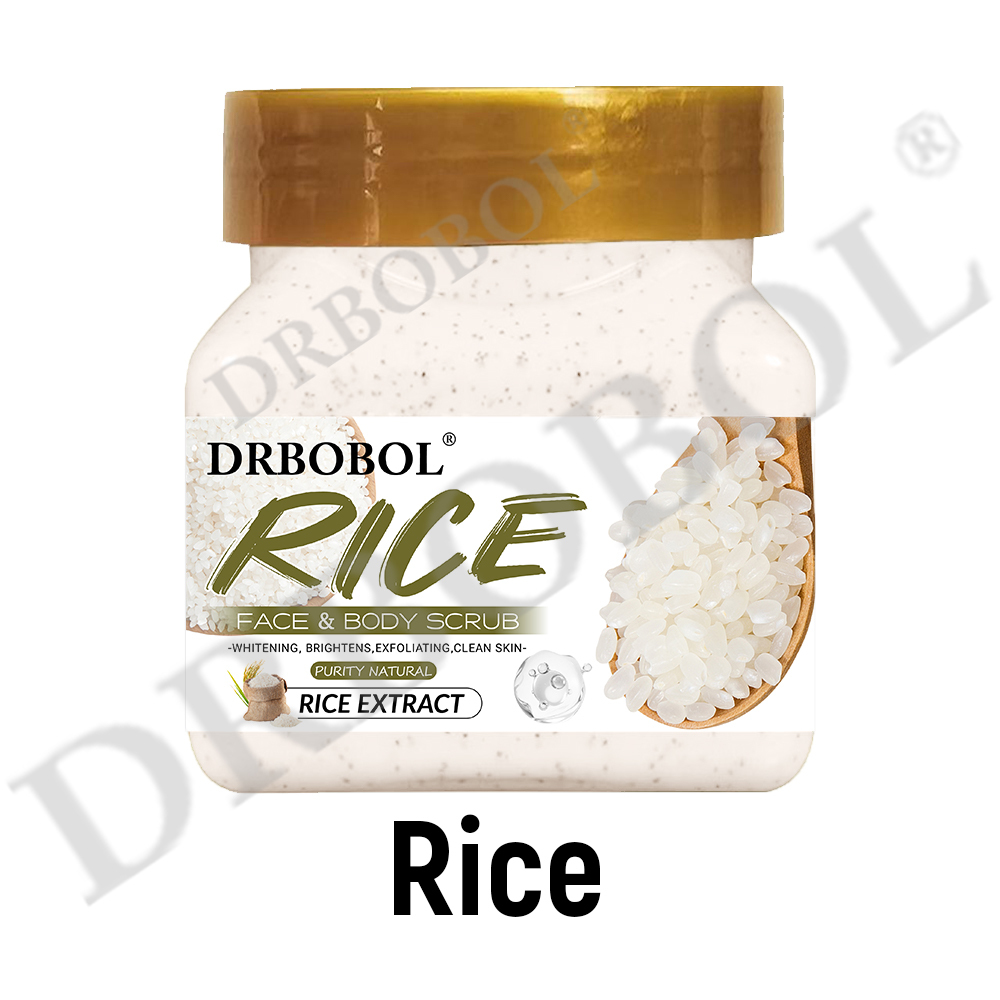 Exfoliante corporal de arroz 350 g (versión en inglés)