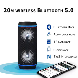Altavoz portátil Bluetooth5 0 ODM OEMFactory con LED vibrante y sonido estéreo claro adecuado para uso en exteriores - Product Image 2