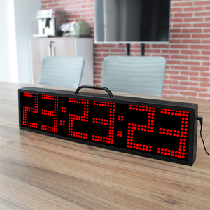 CHEETIE CP33 Programmier bare 2-seitige LED 5-Zoll-6-stellige Countdown-Uhr Digitale Stoppuhr Timer-Renn uhr - Product Image 3
