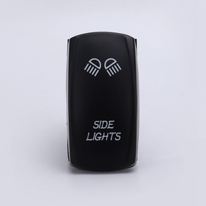 DC 12V <strong>20</strong> <strong>Amp</strong> Waterproof LED On/Off Boat Marine SPST 5 Pin Rocker <strong>Switch</strong> with Light (Blue) - Product Image 4