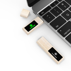 Usky nhà máy mới thân thiện với môi bằng gỗ ánh sáng lên LED <span class=keywords><strong>USB</strong></span> Stick khuyến mãi Kinh doanh Quà tặng chất lượng cao Bộ nhớ di động <span class=keywords><strong>USB</strong></span> Flash Drive - Product Image 4