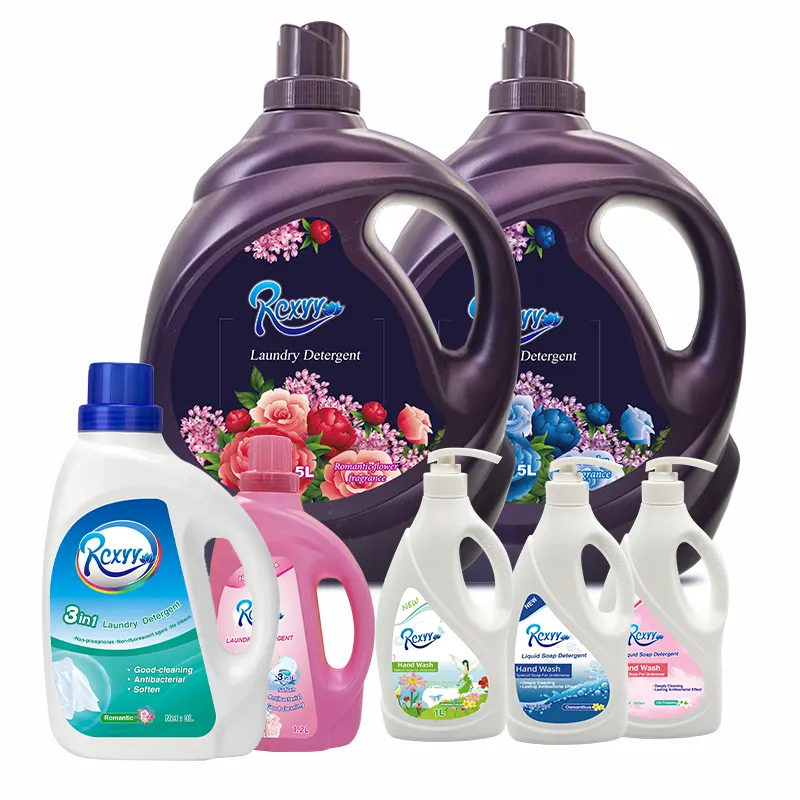 Fabricante De Produtos Químicos Domésticos Private Label Limpeza Profunda Lavanderia Detergente Líquido Lavagem Em Pó
