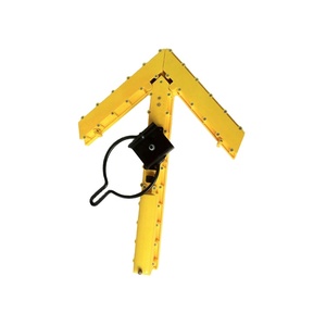 HX-SS29 D ประเภทแบตเตอรี่ขับเคลื่อน LED สะท้อนแสงกระพริบ CE กรวยลูกศรไฟจราจร - Product Image 2