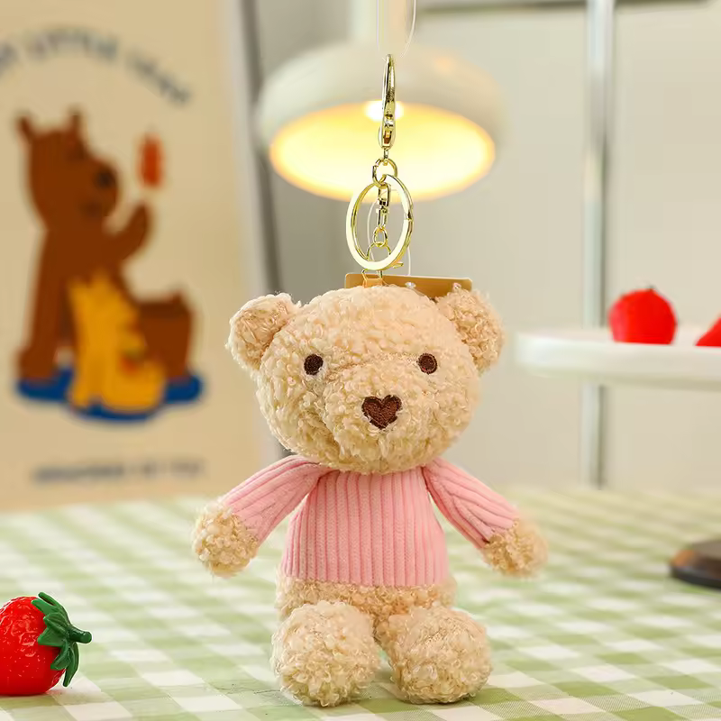 Pink colored bear-4 inches 004