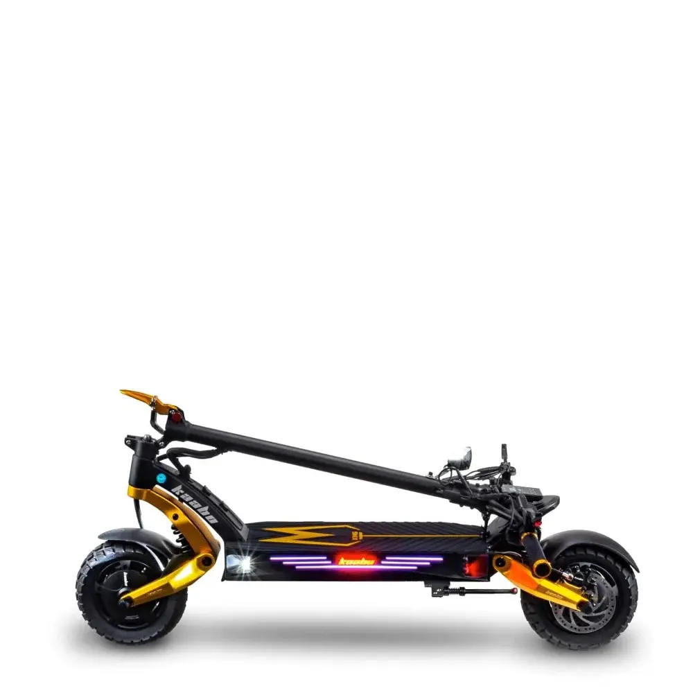 Kaabo 4000W motor katlanabilir elektrikli scooter Mantis kral GT ile 10 inç lastik yüksek hız 70km/saat TFT ekran