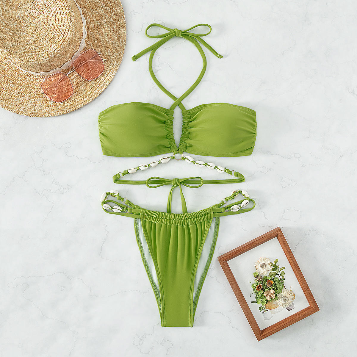 สีเขียว