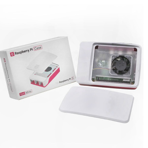 Original Raspberry Pi 5 5B 4GB/8GB Estuche de refrigeración rojo y blanco Raspberry Pi 5 Estuche protector de ventilador de refrigeración - Product Image 2