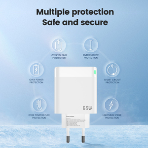 OME 65W USB C Charger Quick Charge QC+ PD3.0 PD USB-C Type C Fast USB Charger Universal Adapter for iPhone 12 Pro Max Macbook - Product Image 6