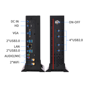 ZOOMWIN nuevo Core I7 3612QM I7 2630QM Mini PC 8 * USB Win10/11 ventilador de sistema de refrigeración pantalla HD ordenador portátil X86 de baja potencia - Product Image 2
