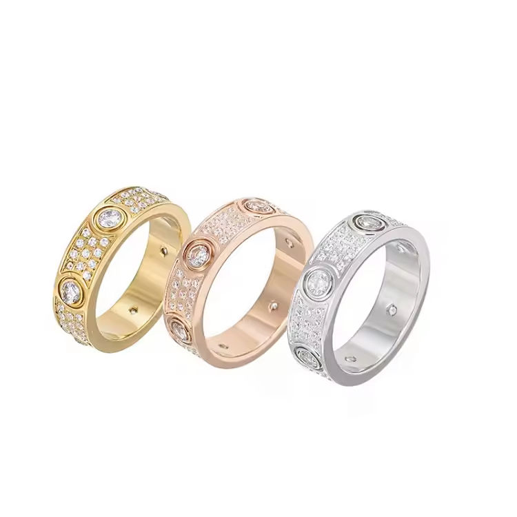 3rows with main stone