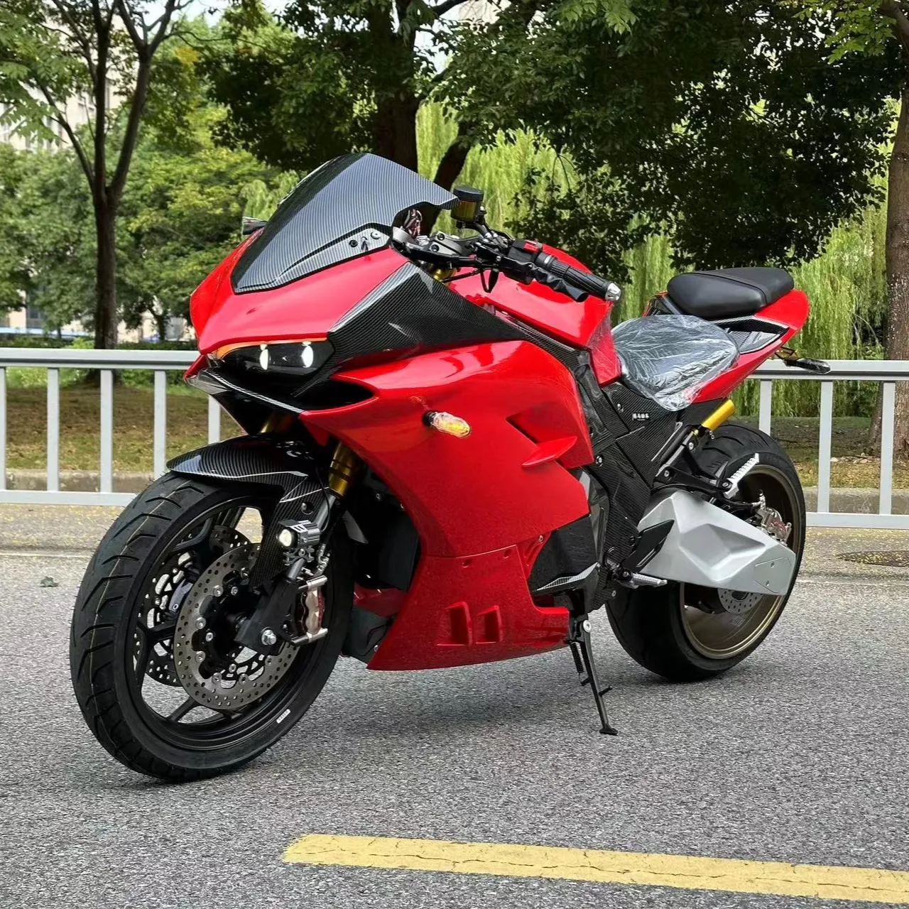 장거리 리튬 배터리 오토바이와 Ducati panigale 전기 오토바이