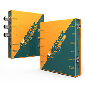 AVMatrix SC2031 ตัวแปลงวิดีโอออกอากาศระดับมืออาชีพที่สวยงามสัญญาณ HDMI AV เป็น SDI สามเท่าพร้อมการปรับขนาดขึ้น / ลง - Product Image 1