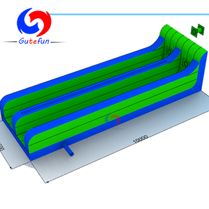 Sàn Nhảy Thể Thao Tương Tác Hai Làn Đường Thương Mại Cho Trẻ Em Người Lớn Bán Chạy Bơm Hơi - Product Image 1