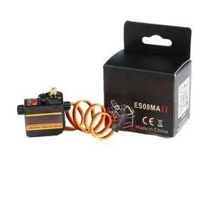 EMAX ES08MA II 12g Mini Metal dişli Analog Servo RC modeli için 2KG/0.10sec İha Robot uçak araba - Product Image 1