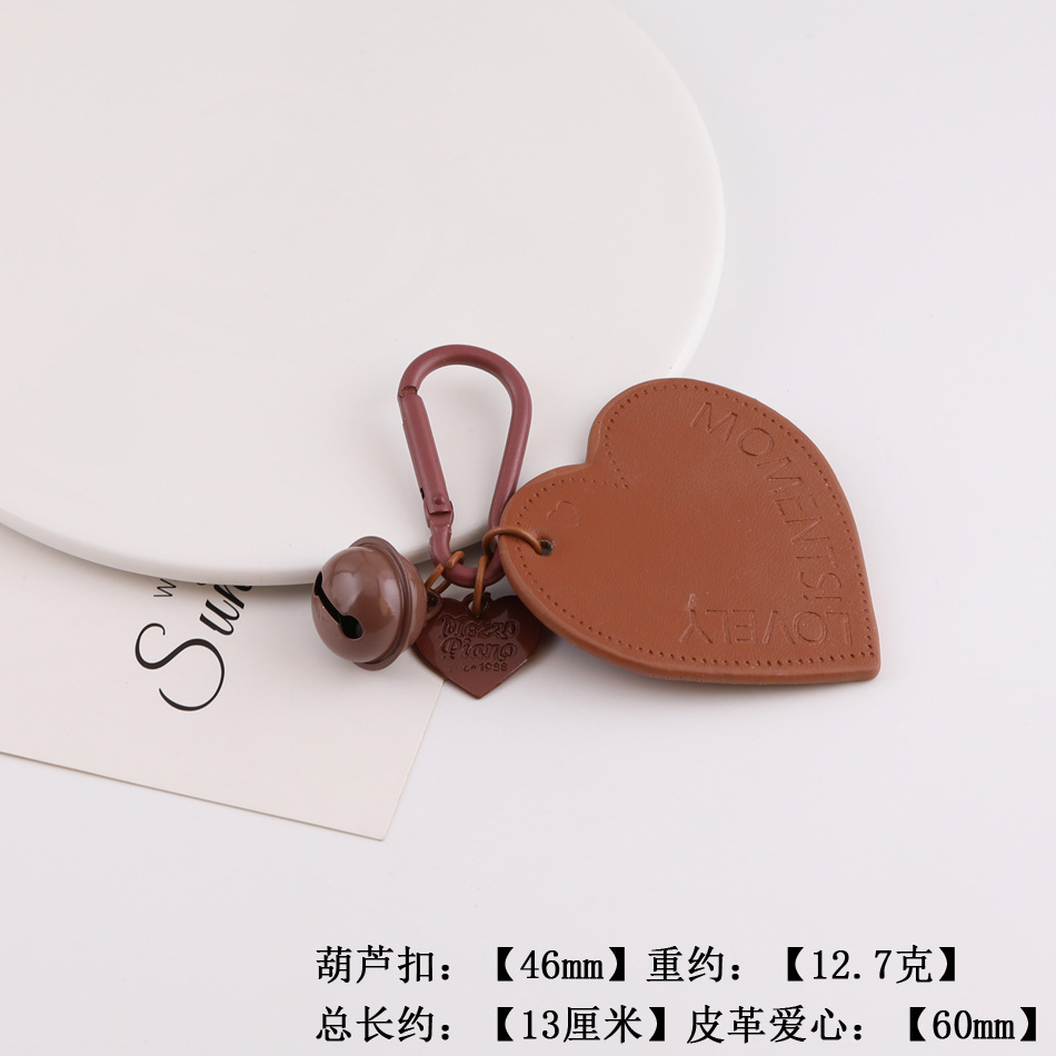 Gourd-shaped buckle - brown