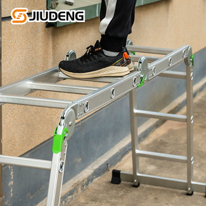 Linyi บันได Bafen อเนกประสงค์,บันไดพับได้2ขั้นตอนสำหรับนั่งร้านใช้ในบ้าน - Product Image 2