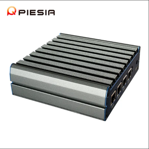 Piesia 4 LAN Firewall PC Celeron J4125 J1900 E3845 Mini Computer Box X86 Barebone Fanless Router Pfsense Mini PC - Product Image 5