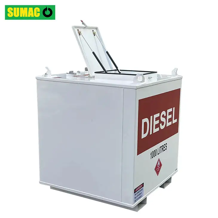 Tùy chỉnh đôi tường 1000 lít tự bunded DIESEL bình nhiên liệu chuyển lưu trữ xăng DIESEL Tank