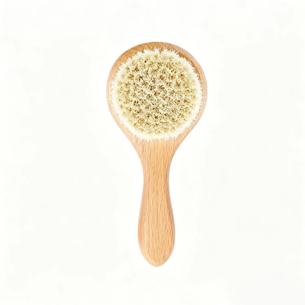 Natural (Round Shape-Goat Hair)