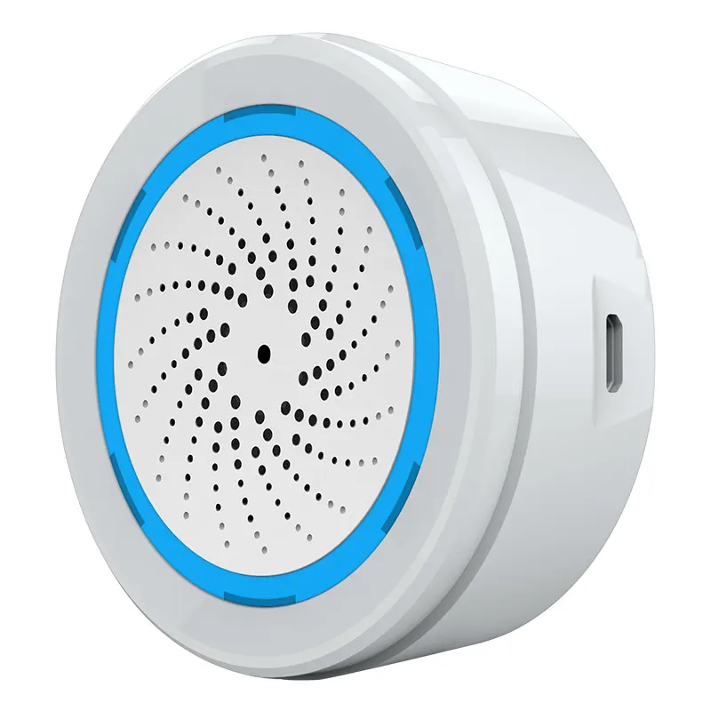 Z wave alarma de sirena para sistemas de alarma simples para el hogar, cosas inteligentes para alarma de casa