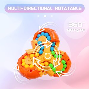 Rotante Magic Bean Fidget Toy Hand Spinner Office Relief Stress ansia decompressione Puzzle Cube perline educative bambini adulti - Product Image 2