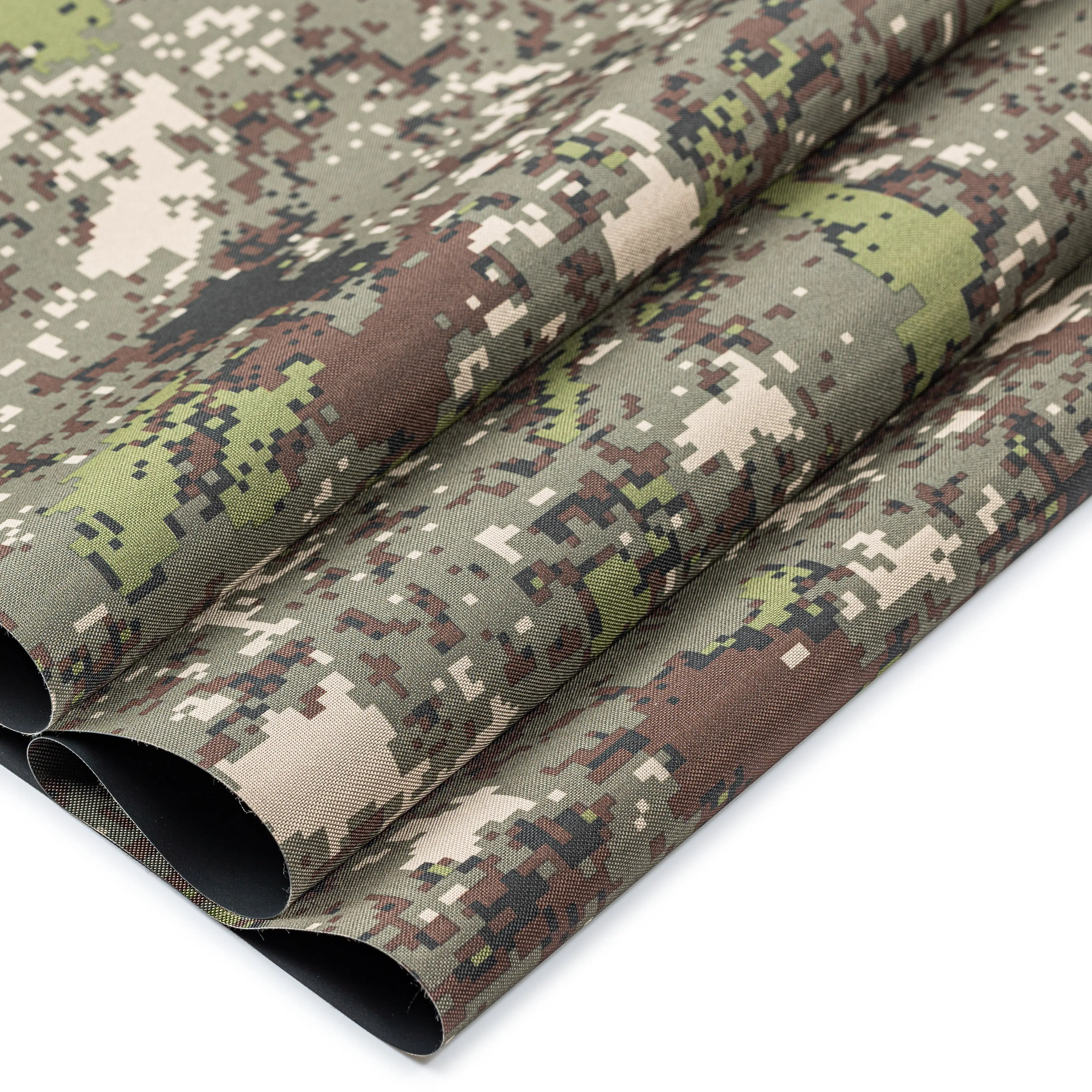 Granit B Camo Print 72T 600D PVC Camouflage Oxford Tissu tissé imperméable pour chaussures à bagages