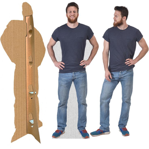 Nhà Máy Bán buôn tùy chỉnh humanoid tông hiển thị Stand - 2025 khuyến mại cutout cho các sự kiện & bán lẻ - Product Image 2