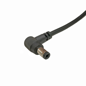 DC5.5 * 2.5mm 90 derece sağ açı DC güç erkek tak Jack çıplak tel açık uç Pigtail güç kablo kordonu