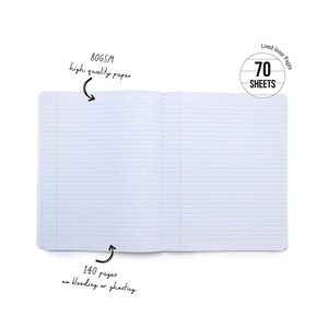 Cuadernos de composición de oficina de papel punteado sin fecha con logotipo personalizado para estudiantes - Product Image 5