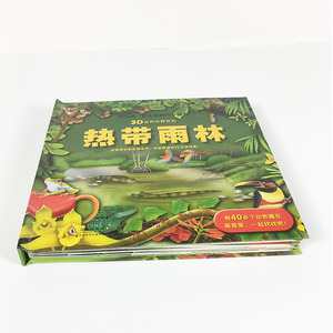 批发工厂设计定制认知热带雨林儿童着色书活动儿童着色书 - Product Image 5