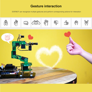 Raspberry Pi 5 4GB 8GB 16GB AI braccio robotico e Kit fotocamera con riconoscimento Tracking e afferrare le azioni per la formazione AI - Product Image 4