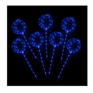 Inflatables Decorated Glow in the Dark Advertising Ballon Lighting up Balloon <strong>Led</strong> with Light for Promotion - Product Image 2