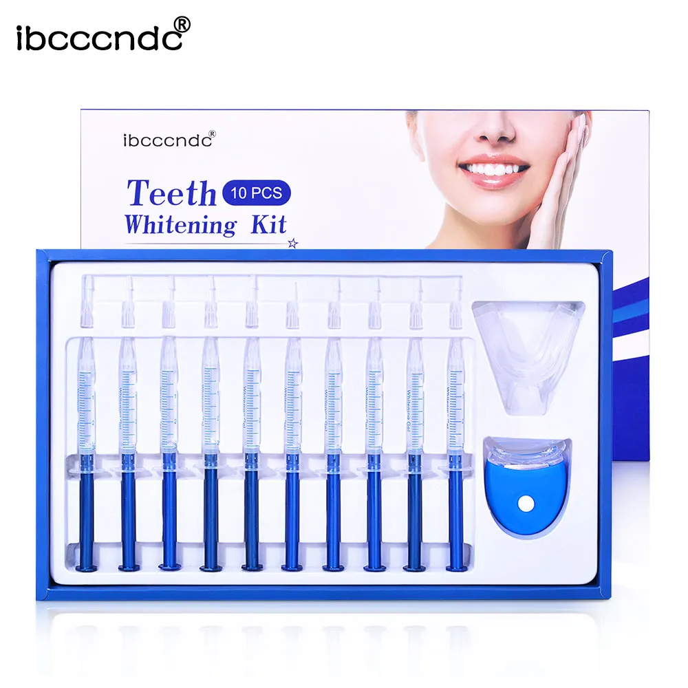 Ibcccndc Beauty Instrument Gel Set sbiancamento dei denti rimuovi le macchie denti gialli migliora l'attrezzatura per l'igiene orale