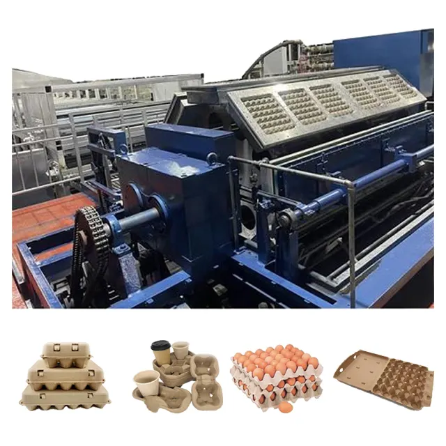 Volautomatisch Papier Eierbakje Maken Machine Eierkartonnen Doos Vormmachine