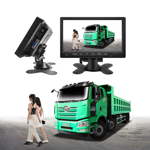 Mini monitor compacto de 7 pulgadas, pantalla IPS de 178 °, resolución de 1024x600, control remoto de entrada de H-DMI, altavoces duales integrados, CCTV de seguridad - Product Image 1