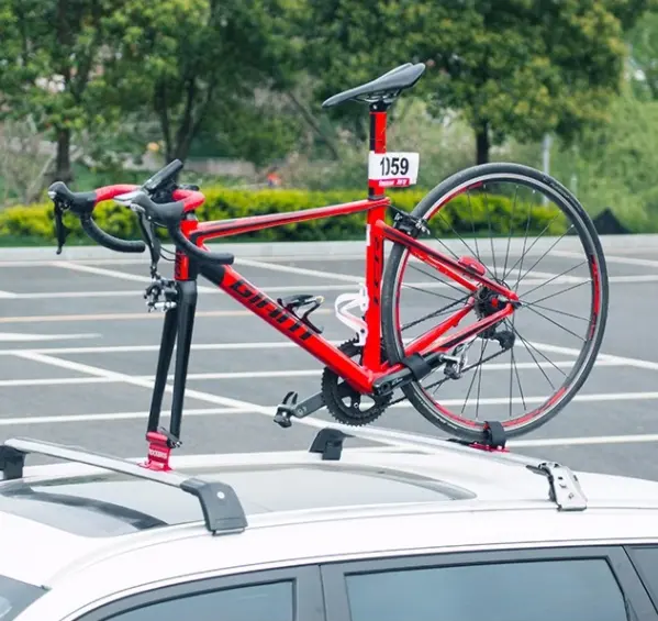 ROCKBROS alüminyum alaşımlı hızlı bırakma bisiklet taşıyıcı araba üst portbagaj bisiklet taşıyıcı