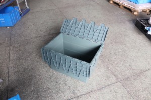 Customization Plastic <strong>Crate</strong> Wholesale Moving Box Attached Lid Container <strong>Stacking</strong> and <strong>Nesting</strong> <strong>Crates</strong> Manufactures - Product Image 5