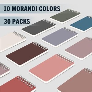 Venta al por mayor de notas de colores logotipo personalizado promocional mini cuadernos de papel para escribir para la planificación y el uso diario - Product Image 3