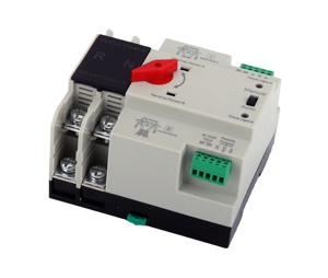 Din ray 2P 63A güneş enerjisi DC otomatik Transfer anahtarı çift güç değişme anahtarı - Product Image 1