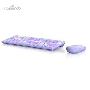 Wireless <strong>Keyboard</strong> and <strong>Mouse</strong> Set Compact Quiet 2.4G Ultra-Thin Sleek Design for Windows Desktop PC Notebook Laptop - Product Image 5